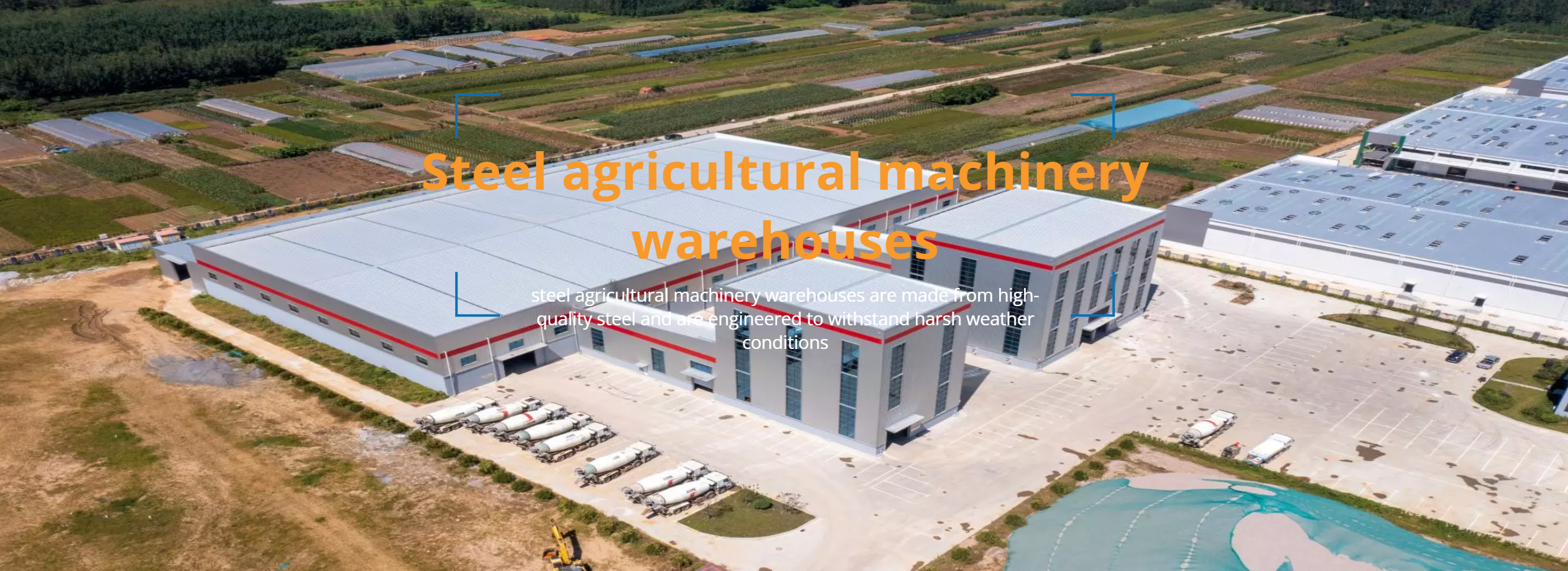 Steel Agricultural Machinery Warehouses